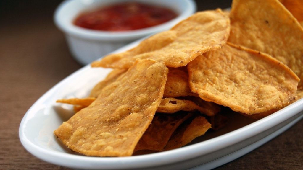 Plant-based tortilla chips