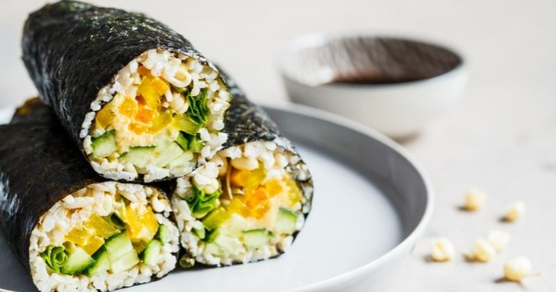 Vegan Sushi Roll or Burrito